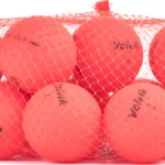 25 Volvik Vivid Golfbälle, red