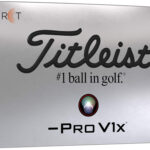 Titleist Pro V1x Left Dash RCT Golfbälle, white