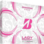 Bridgestone Lady Precept Golfbälle, pink