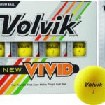 Volvik VIVID Golfbälle, yellow