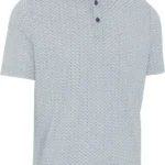 Callaway Tee All-Over Print Polo, grau/gemustert