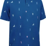 Callaway Time Lapse Polo, dunkelblau/gemustert