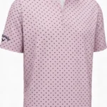 Callaway Trademark Golf Polo, hellrosa/gemustert