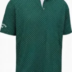 Callaway Trademark Golf Polo, grün/gemustert