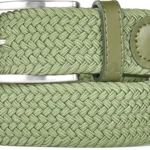 Alberto Basic Flechtgürtel, oliv