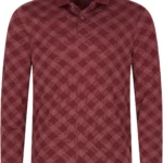 Golfino The Dunning Polo, dunkelrot/gemustert