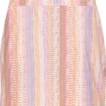 Alberto LISSY Fancy Jersey Rock, hellrot/gemustert