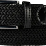 Burtee Flechtgürtel, schwarz