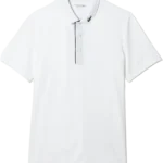 Lacoste DH3982 Polo, weiß/dunkelblau