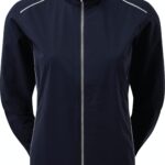 FootJoy HLV2 Rain Jacket, navy/silver