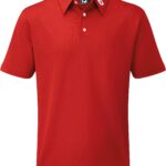 FootJoy Stretch Pique Solid Polo, red