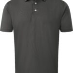 FootJoy Stretch Pique Solid Polo, charcoal