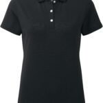FootJoy Stretch Pique Solid Polo, black