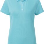 FootJoy Stretch Pique Solid Polo, aqua