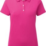 FootJoy Stretch Pique Solid Polo, hot pink