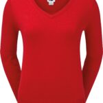 FootJoy Wool Blend V-Neck Pullover, red