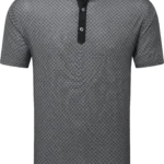 FootJoy Checker Print Lisle Polo,