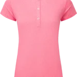 FootJoy Painted Floral Cap Sleeve Lisle Polo,