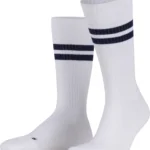 FALKE Dynamic Socken, weiß/dunkelblau
