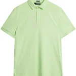 J.Lindeberg Tour Tech Reg Fit Polo, hellgrün/weiß