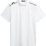 J.Lindeberg Lionel Jersey Polo, weiß/schwarz