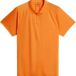 J.Lindeberg Sola Jersey Polo, dunkelorange/schwarz