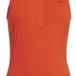 J.Lindeberg Dena SL Golf Polo, tangerine