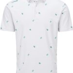 Ping Two Tone Polo, white/aquarius