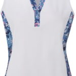 Ping Bardot SL Polo, white/laguna