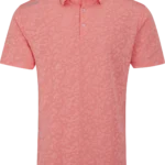 Ping Geo Camo Polo, hellrot/gemustert