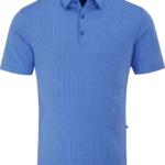 Ping Hershel Polo, blau/gemustert