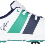 Golfino Extra Round Golfschuh, weiß/helltürkis