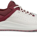 ecco Golf Core WP Golfschuh, weiß/dunkelrot
