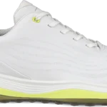 ecco Golf LT1 WP Golfschuh, weiß/gelb