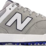 New Balance 574 Greens Golfschuh, grey/white