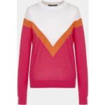 Valiente mesh Pullover Strick pink