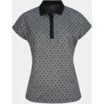 Callaway CHEV GEO Halbarm Polo schwarz