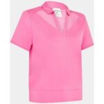 Callaway Waist Length Mesh Detail Halbarm Polo
