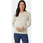 Penguin LS SOLID FLORAL SWEATER WITH TIPPING