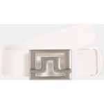 J.Lindeberg SLATER 40 PRO LEATHER BELT Gürtel weiß