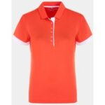 Valiente Funktions Halbarm Polo koralle