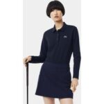 Lacoste Langarm Polo navy