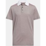 adidas B STRIPED POLO dunkelgrün