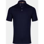Kjus Hollow Pima Halbarm Polo navy