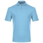 Kjus Men Hollow Pima Halbarm Polo hellblau