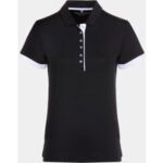 Valiente Funktions Halbarm Polo schwarz