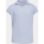 adidas Girls SLD Halbarm Polo hellblau