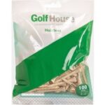 Golf House Holztees 2.1/8" 100er natur