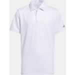 adidas Boys Performance Halbarm Polo weiß
