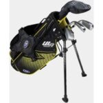 US Kids Golf UL42 4 Schläger Stand Bag Set schwarz